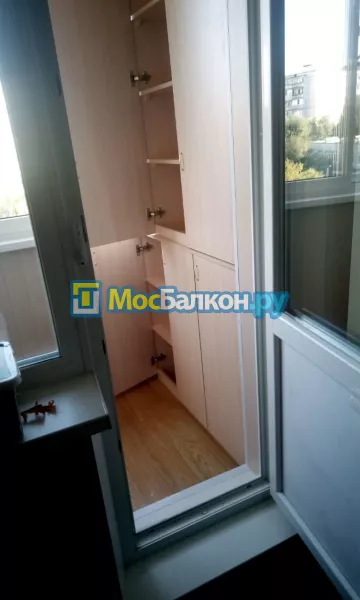 Шкаф на балкон купить в Электроуглях на заказ недорого от МосБалкон