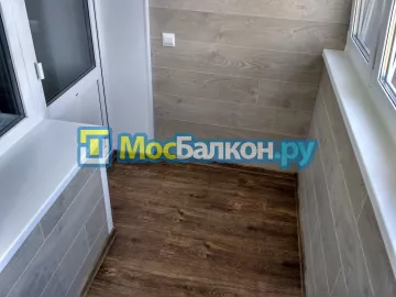 Отделка балкона и лоджии пластиковыми ПВХ панелями в Электроуглях от компании МосБалкон