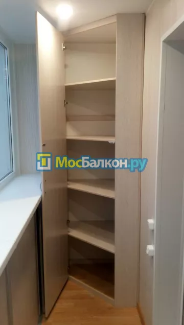 Шкаф на балкон купить в Электроуглях на заказ недорого от МосБалкон