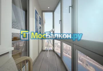 Французское остекление балконов и лоджий под ключ по доступным ценам в Электроуглях | МосБалкон