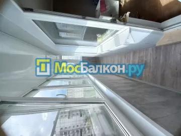 Алюминиевое остекление лоджий под ключ по доступным ценам в Электроуглях | МосБалкон