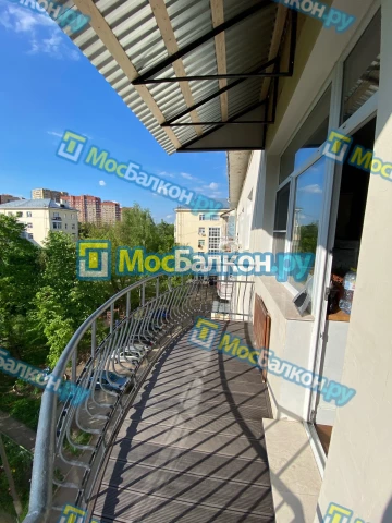 Крыша на балконе в Электроуглях монтаж и ремонт по выгодной цене от МосБалкон