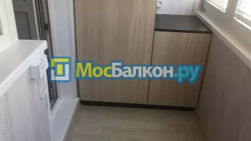 Шкаф на балкон купить в Электроуглях на заказ недорого от МосБалкон