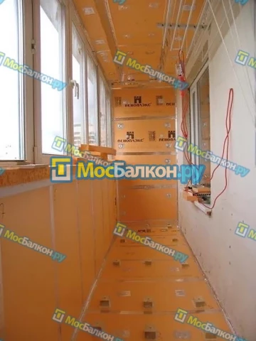 Утепление балкона пеноплэксом в Электроуглях на заказ недорого от МосБалкон