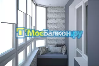 Заказать балкон в Электроуглях цена от 1320 руб | Остекление балконов и лоджий МосБалкон