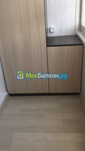 Шкаф на балкон купить в Электроуглях на заказ недорого от МосБалкон