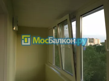 Отделка балкона и лоджии пластиковыми ПВХ панелями в Электроуглях от компании МосБалкон