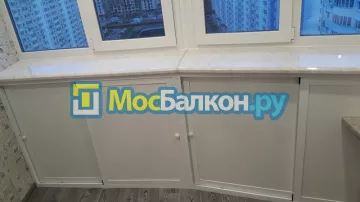 Шкаф на балкон купить в Электроуглях на заказ недорого от МосБалкон