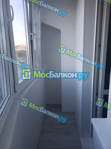 Отделка балкона и лоджии пластиковыми ПВХ панелями в Электроуглях от компании МосБалкон