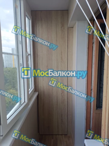Шкаф на балкон купить в Электроуглях на заказ недорого от МосБалкон