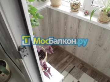Отделка балкона и лоджии пластиковыми ПВХ панелями в Электроуглях от компании МосБалкон