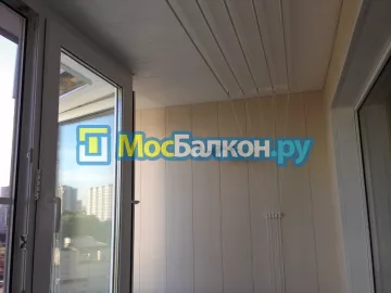 Отделка балкона и лоджии пластиковыми ПВХ панелями в Электроуглях от компании МосБалкон