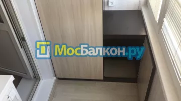Шкаф на балкон купить в Электроуглях на заказ недорого от МосБалкон
