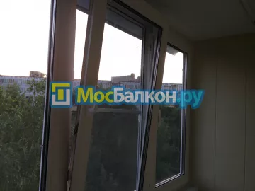 Отделка балкона и лоджии пластиковыми ПВХ панелями в Электроуглях от компании МосБалкон