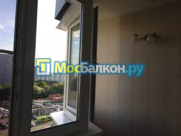 Отделка балкона и лоджии пластиковыми ПВХ панелями в Электроуглях от компании МосБалкон