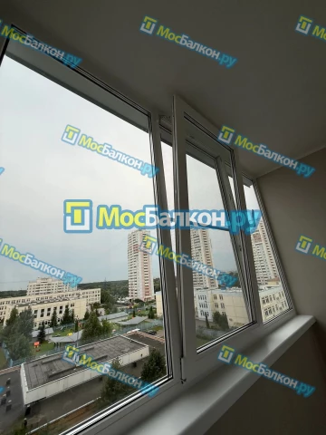 Алюминиевое остекление лоджий под ключ по доступным ценам в Электроуглях | МосБалкон