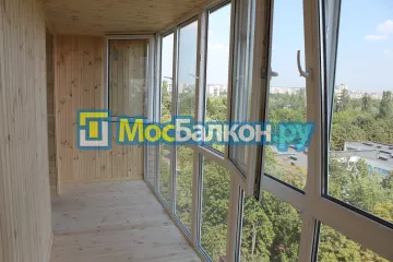 Отделка балкона и лоджии пластиковыми ПВХ панелями в Электроуглях от компании МосБалкон