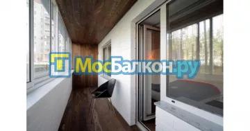 Отделка балкона и лоджии пластиковыми ПВХ панелями в Электроуглях от компании МосБалкон