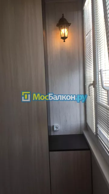 Шкаф на балкон купить в Электроуглях на заказ недорого от МосБалкон