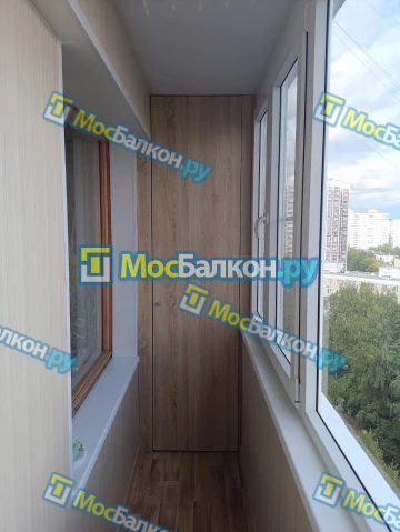 Шкаф на балкон купить в Электроуглях на заказ недорого от МосБалкон