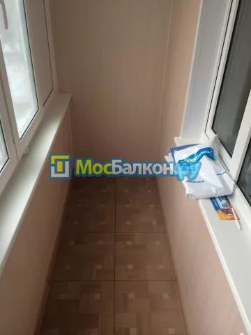 Отделка балкона и лоджии пластиковыми ПВХ панелями в Электроуглях от компании МосБалкон