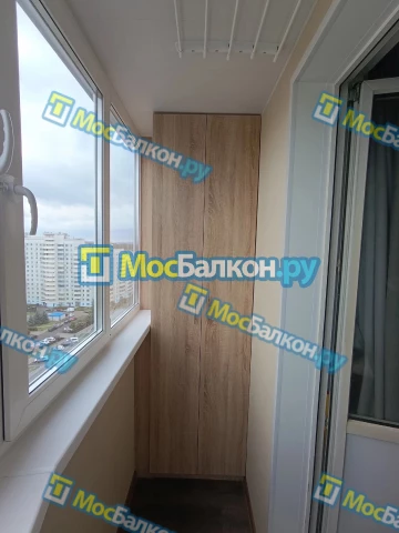 Шкаф на балкон купить в Электроуглях на заказ недорого от МосБалкон