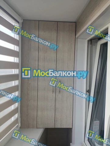 Шкаф на балкон купить в Электроуглях на заказ недорого от МосБалкон