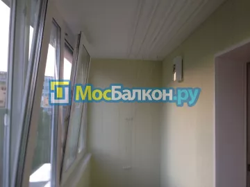Отделка балкона и лоджии пластиковыми ПВХ панелями в Электроуглях от компании МосБалкон