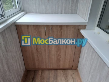 Шкаф на балкон купить в Электроуглях на заказ недорого от МосБалкон