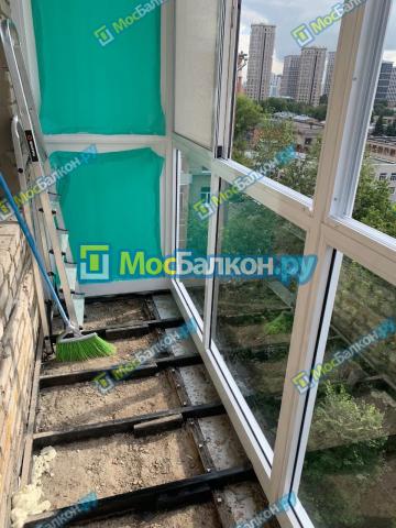 Панарамное Выносное Остекление балкона по полу