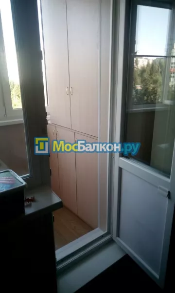 Шкаф на балкон купить в Электроуглях на заказ недорого от МосБалкон