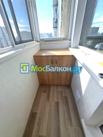 Шкаф на балкон купить в Электроуглях на заказ недорого от МосБалкон