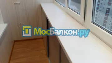 Шкаф на балкон купить в Электроуглях на заказ недорого от МосБалкон