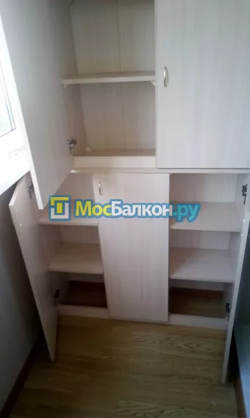 Шкаф на балкон купить в Электроуглях на заказ недорого от МосБалкон