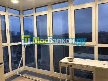 Отделка балкона и лоджии пластиковыми ПВХ панелями в Электроуглях от компании МосБалкон