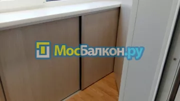 Шкаф на балкон купить в Электроуглях на заказ недорого от МосБалкон