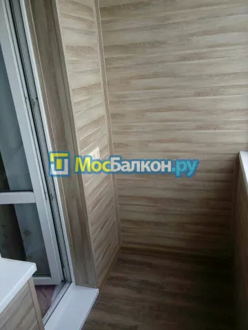 Отделка балкона и лоджии пластиковыми ПВХ панелями в Электроуглях от компании МосБалкон
