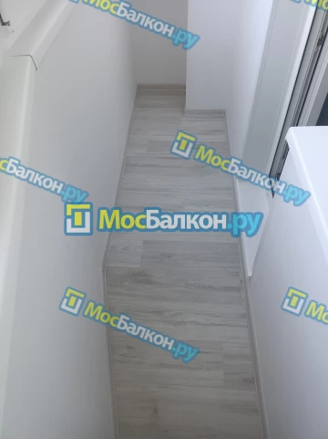 Отделка балкона и лоджии пластиковыми ПВХ панелями в Электроуглях от компании МосБалкон