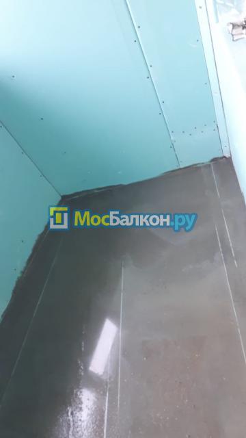 Установка окон на лоджию и отделка ГКЛВ