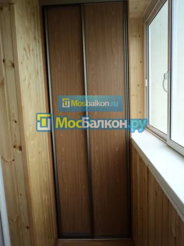 Шкаф на балкон купить в Электроуглях на заказ недорого от МосБалкон