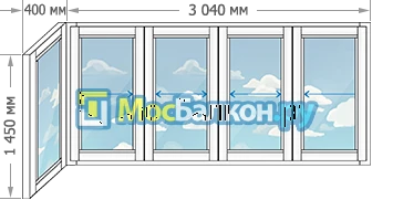 Заказать балкон в Электроуглях цена от 1320 руб | Остекление балконов и лоджий МосБалкон