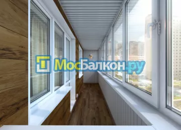 Отделка балконов в Электроуглях | Отделка балконов и лоджий и обшивка под ключ в МосБалкон