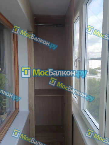 Шкаф на балкон купить в Электроуглях на заказ недорого от МосБалкон