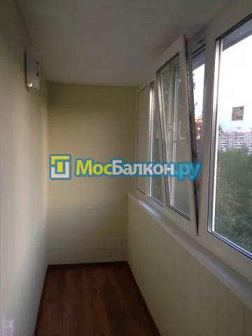 Отделка балкона и лоджии пластиковыми ПВХ панелями в Электроуглях от компании МосБалкон