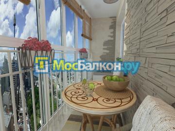 Дизайнерская отделка балконов и лоджий