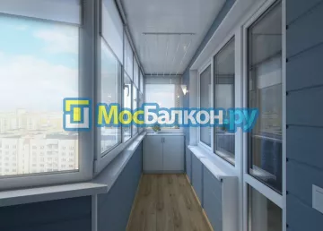 Заказать балкон в Электроуглях цена от 1320 руб | Остекление балконов и лоджий МосБалкон