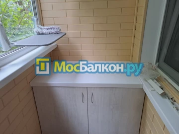 Шкаф на балкон купить в Электроуглях на заказ недорого от МосБалкон